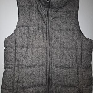 Old Navy Women's Charcoal Quilted Vest